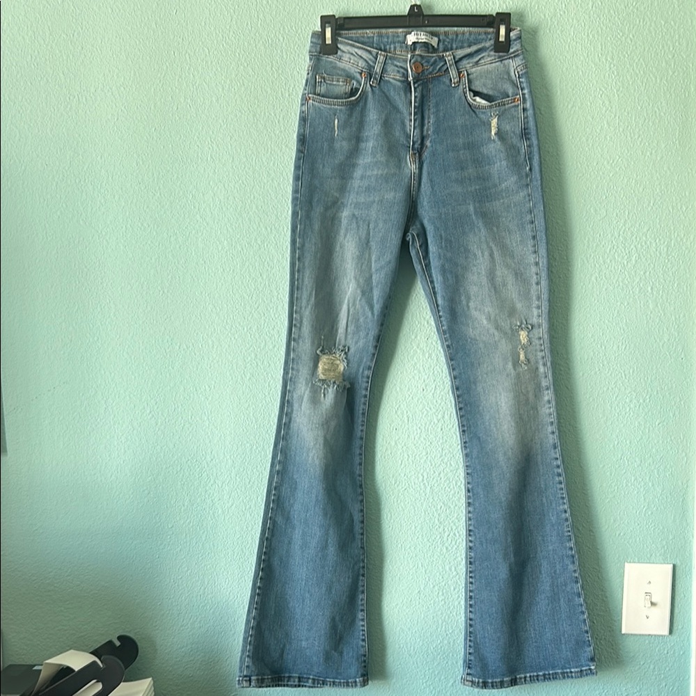 Blue Flare Jeans Size 28